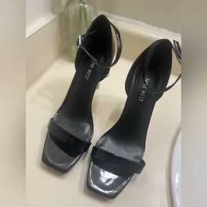 Nine West Glossy Black Heels
